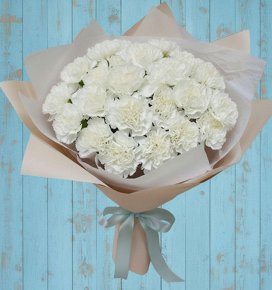 Букет цветов из: Гвоздики в Войвож