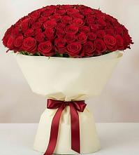 Букет 101 Красная роза Милано в Войвож