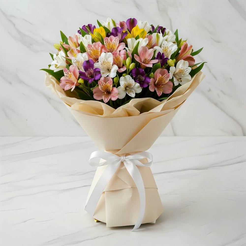 Букет цветов из: Альстромерии в Войвож