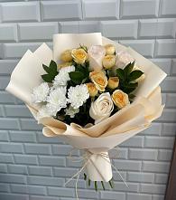 Букет цветов из:  Розы и Хризантемы в Войвож