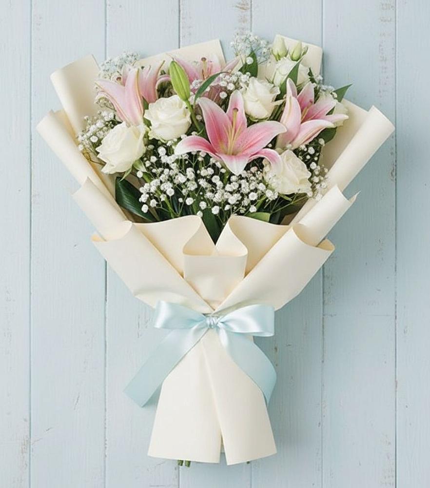 Букет цветов из: Лилии в Войвож