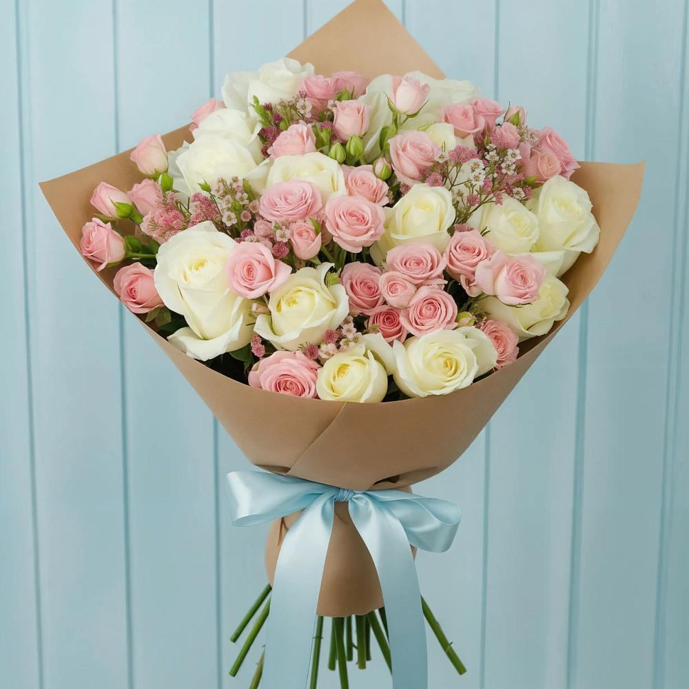 Букет цветов из: Розы в Войвож