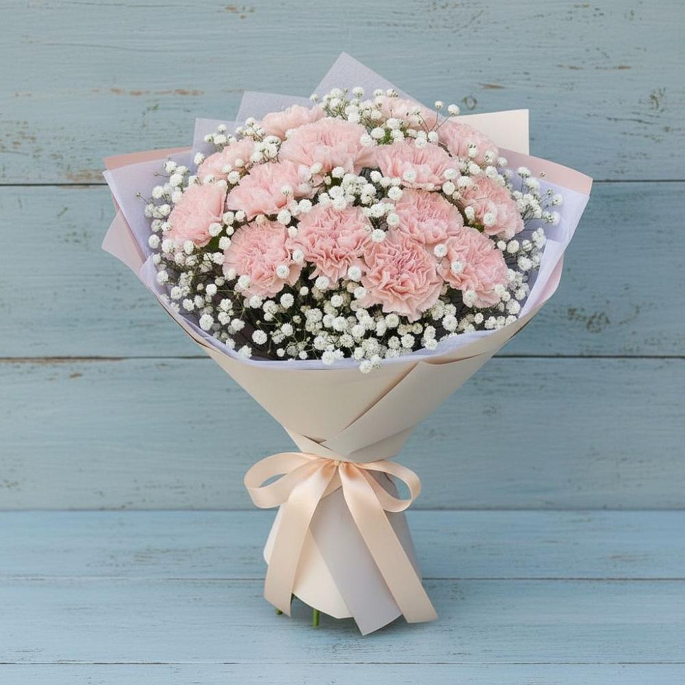 Букет цветов из: Гвоздики в Войвож