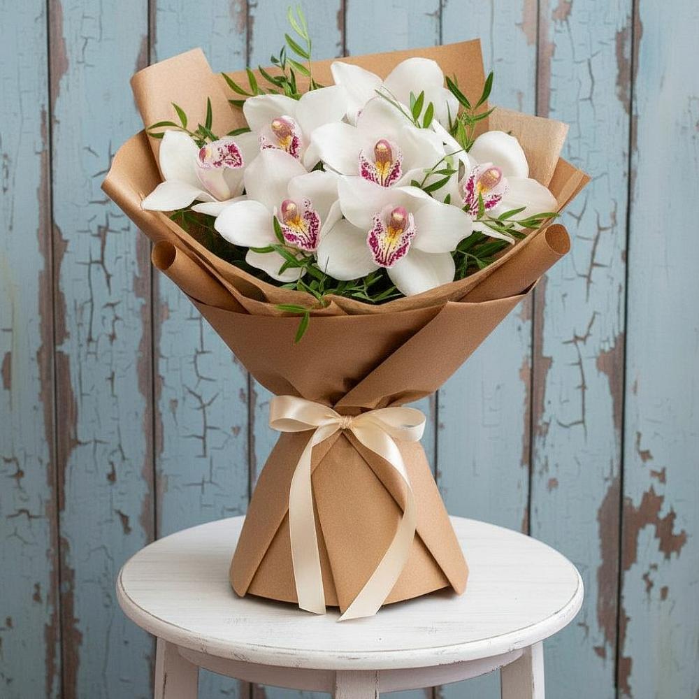 Букет цветов из: Орхидеи и Розы в Войвож