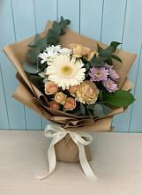 Букет цветов из:  Герберы и Хризантемы в Войвож