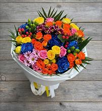 Букет цветов из:  Розы и Хризантемы в Войвож