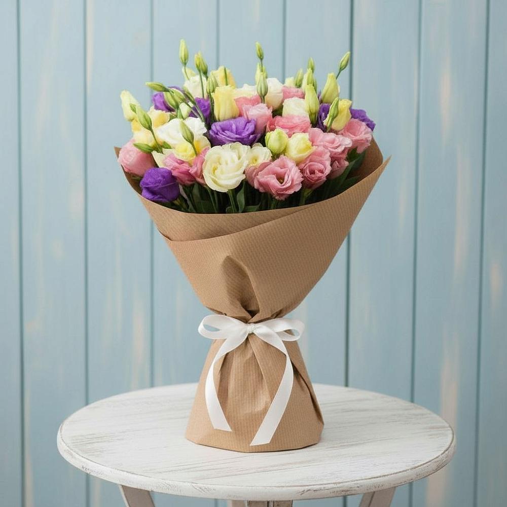 Букет цветов из: Лизиантусы в Войвож