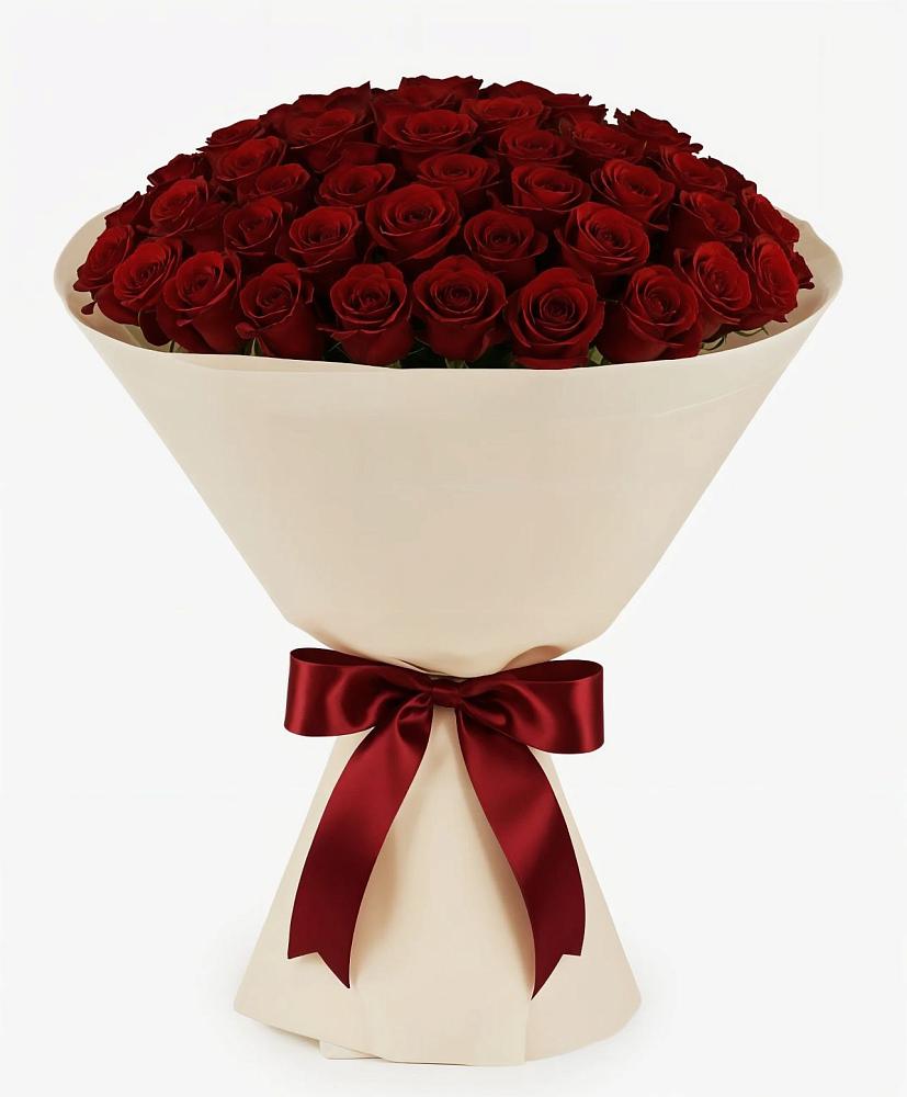 Букет 101 Бордовая роза Блэк Бакарра в Войвож